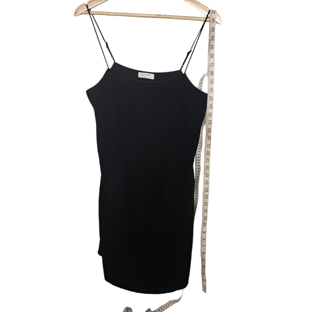 Aritzia Babaton Mauricio Slip Black Mini Dress Size 8 - Picture 5 of 9